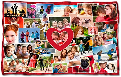 Manta personalizada con fotos