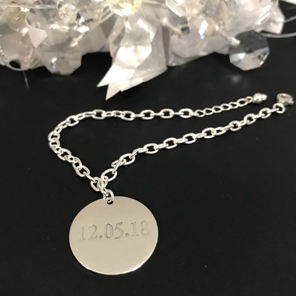 Pulseras personalizadas plata