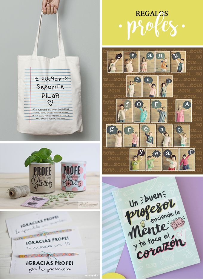 Regalos personalizados para profesores